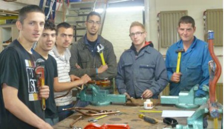 Tremplin	 6ème année Sanitaire  	Olivier, Jérémy, Abdel, Sébastien, John, Nolan